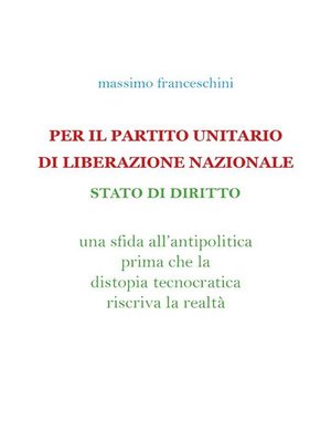cover image of Per Il Partito Unitario Di Liberazione Nazionale